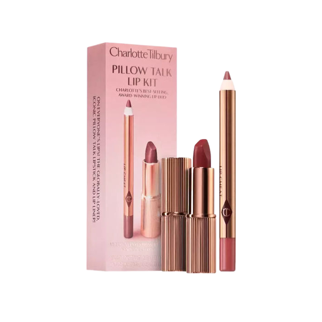 Charlotte Tilbury Mini Pillow Talk Lipstick & Liner Set - Pillow Talk Medium