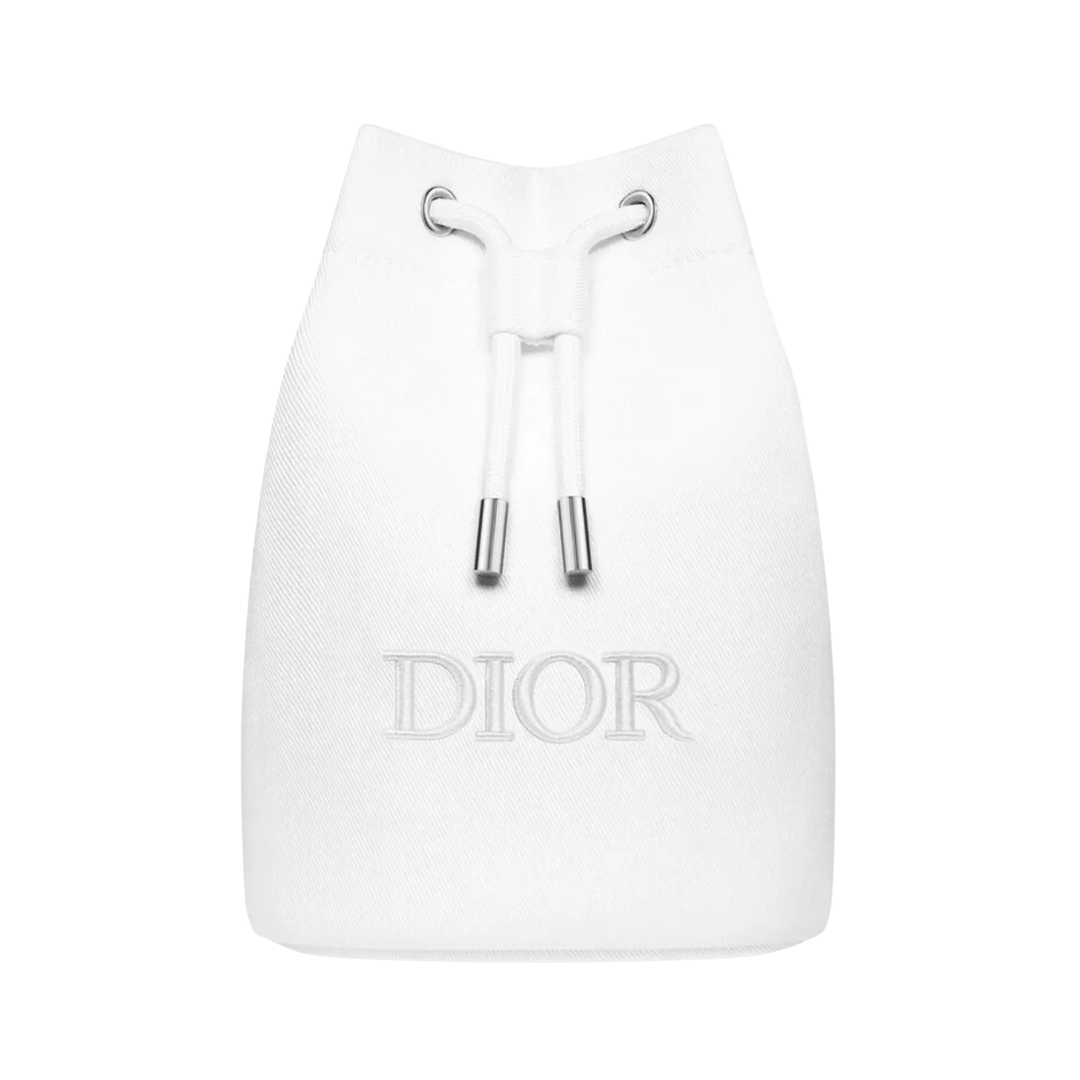 Dior Beauty Drawstring Pouch – White