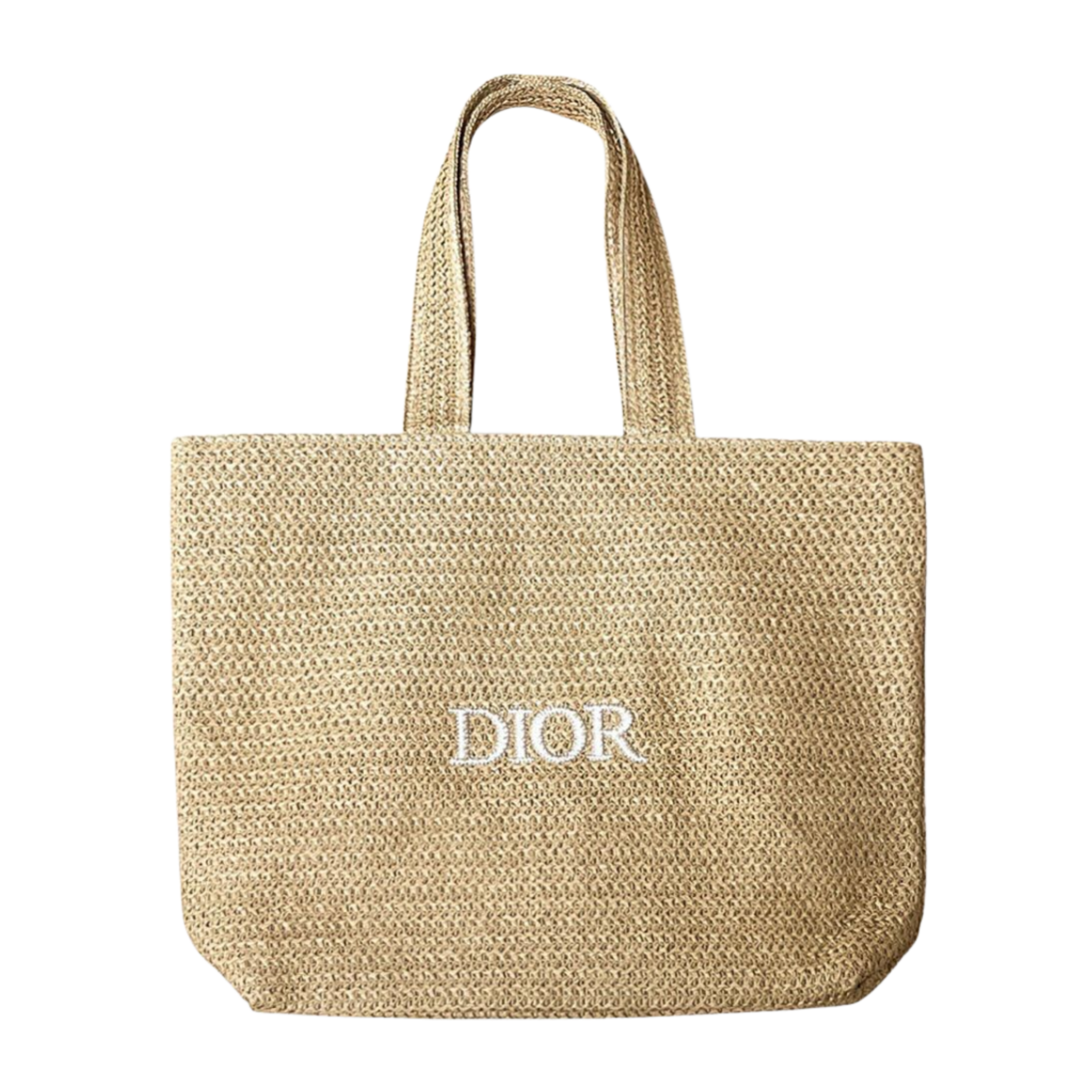 Dior Beauty Raffia Tote Bag - Beige – The Parent Company