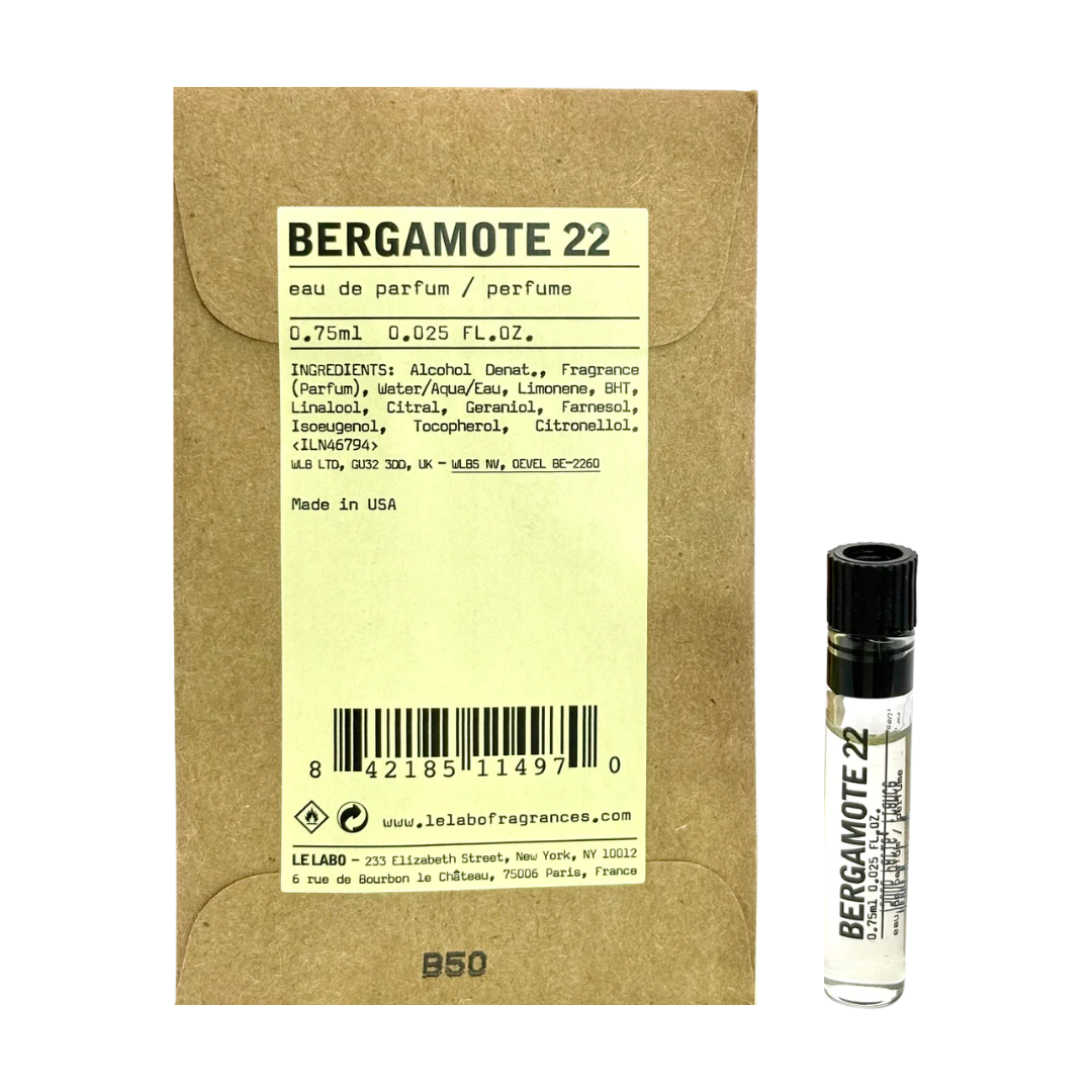 Le Labo Bergamote 22 EDP 0.75ML Vials