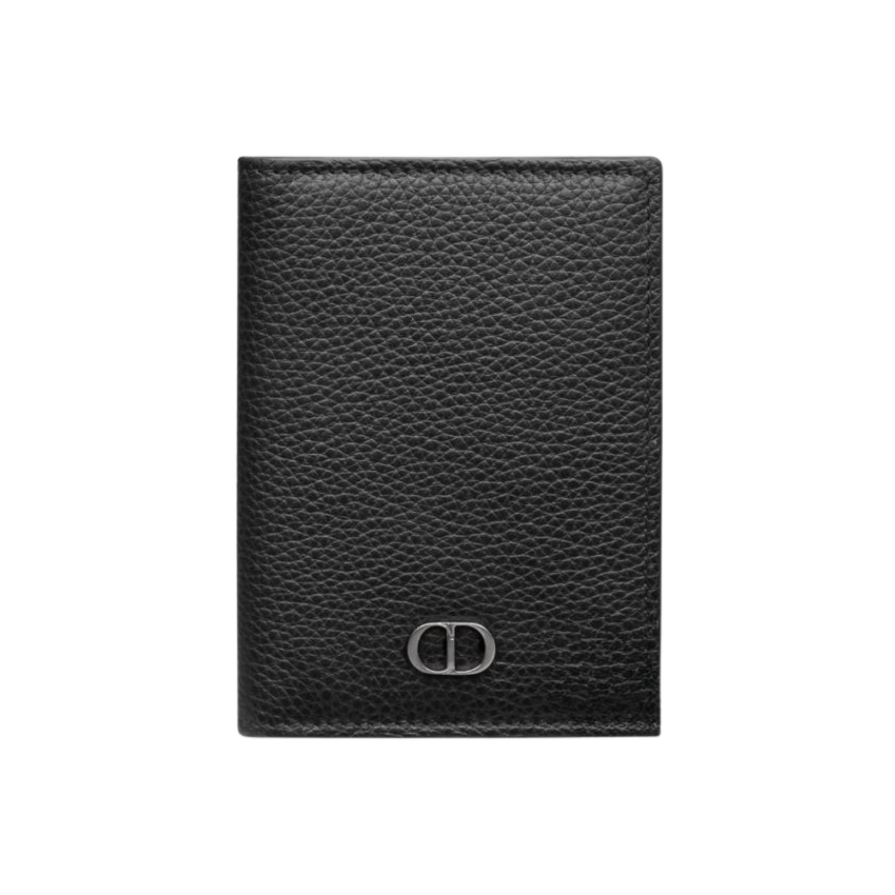 Christian Dior Passport Card Holder with CD Icon - Black