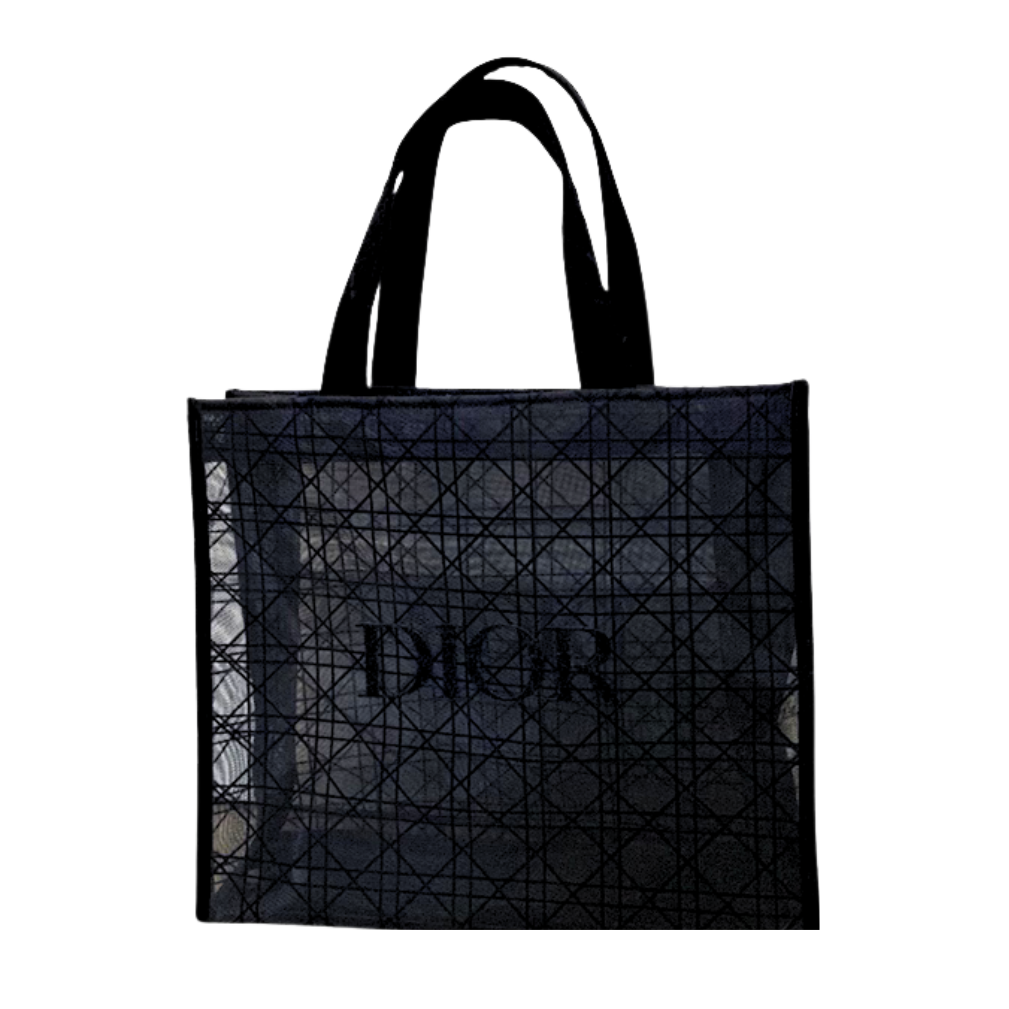 Dior Beauty Exclusive Mesh Tote Bag Black – The Parent Company - Main Image