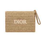 Dior Beauty Raffia Pouch - Beige