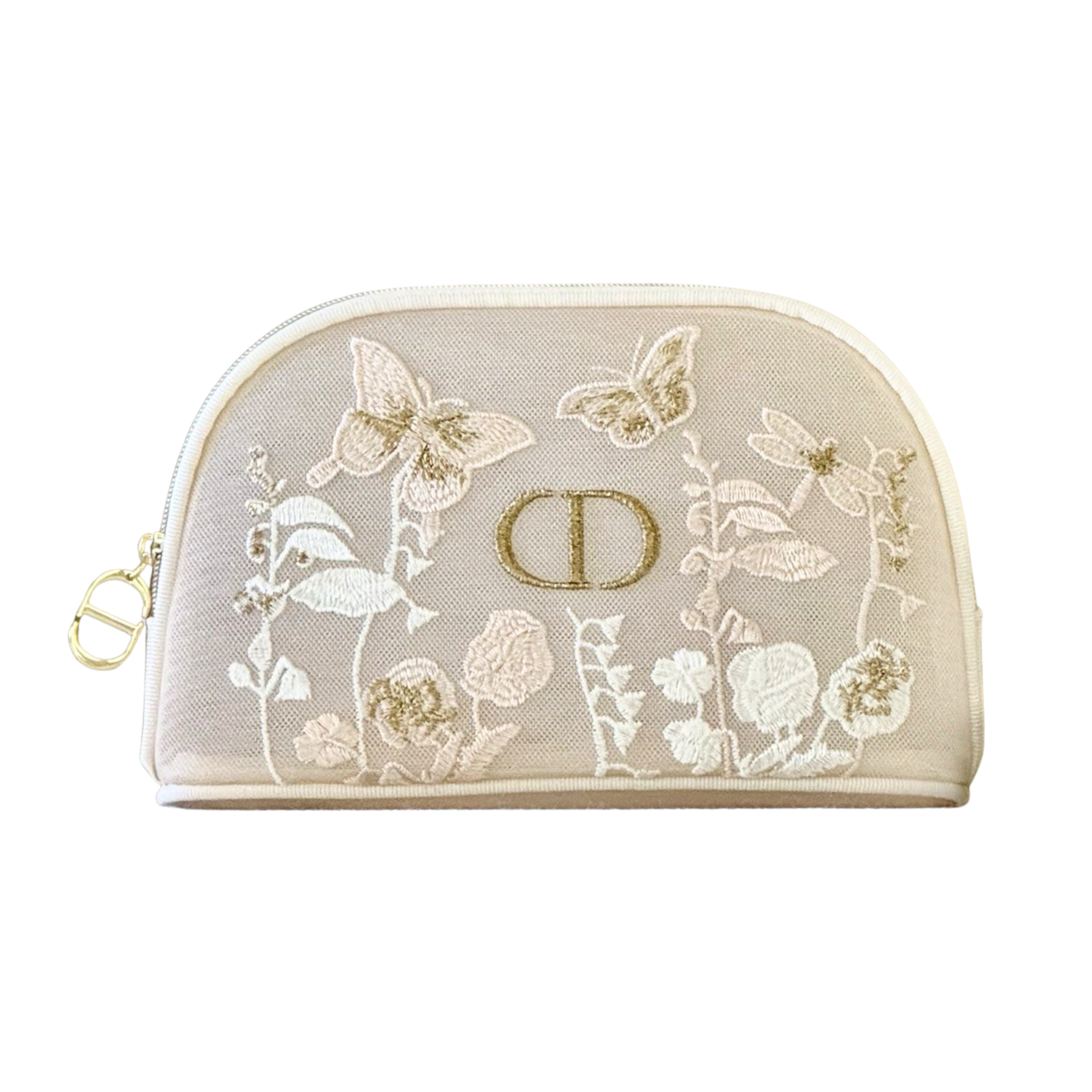 Dior Beauty Embroidered Butterflies and Dragonflies Makeup Pouch