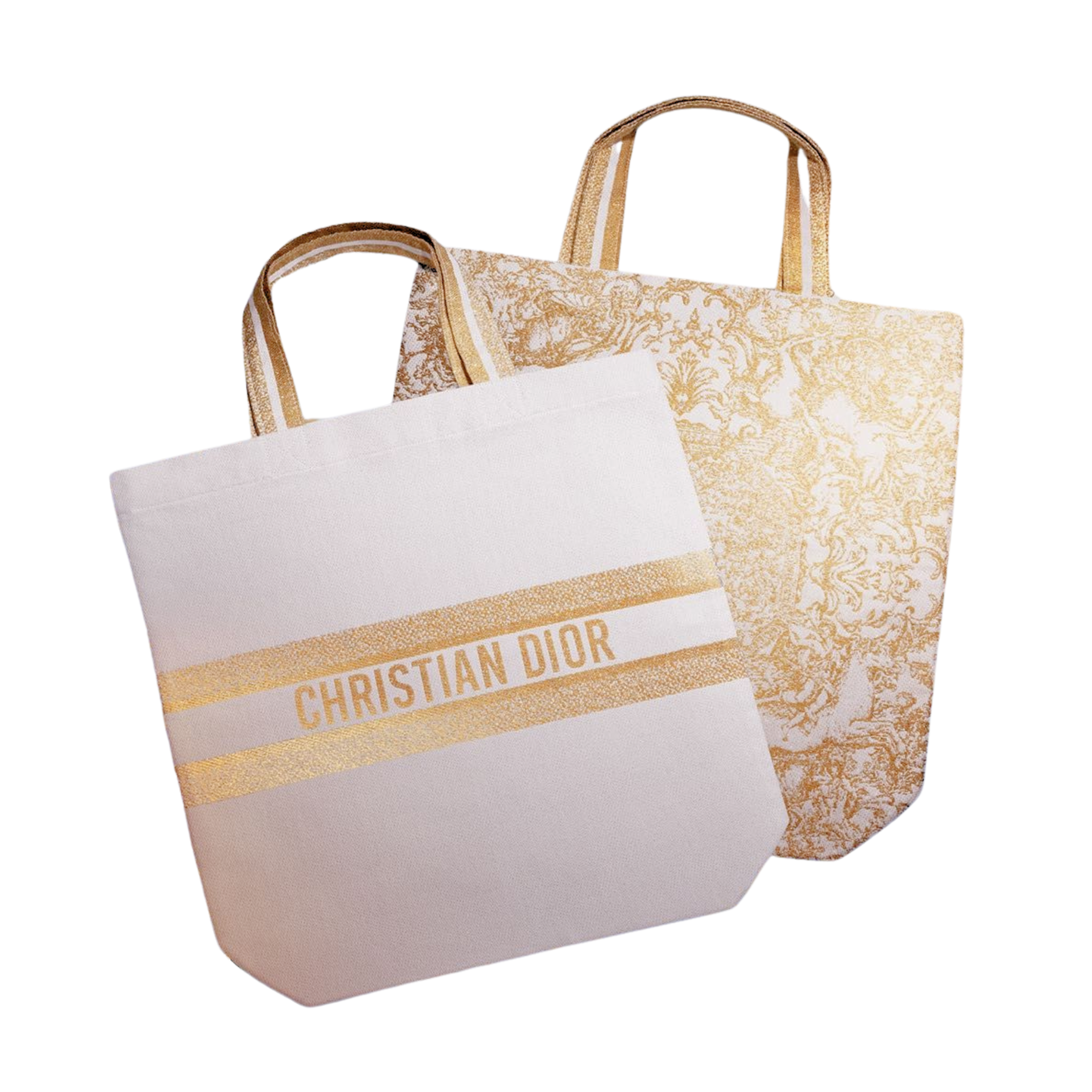 Christian Dior Novelty Tuileries Garden of Dreams Tote Bag