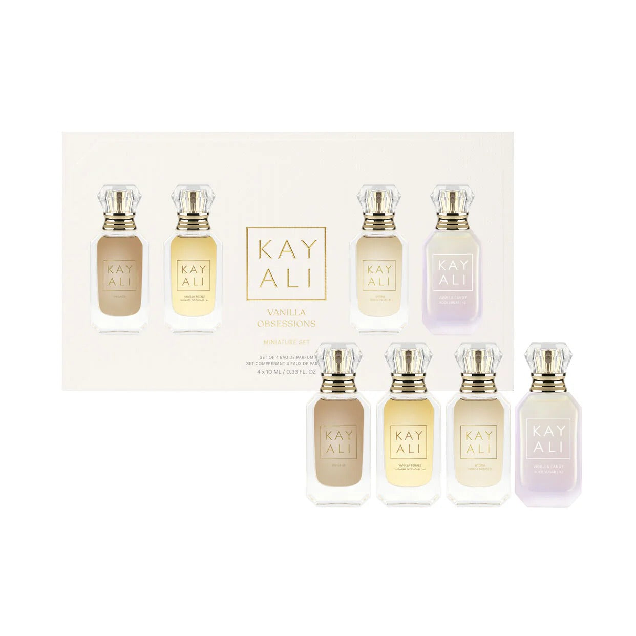 Kayali Vanilla Miniature Obsession Perfume Set 4*10ML