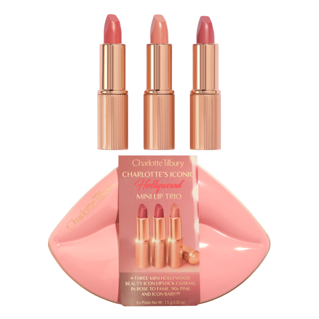 Charlotte Tilbury Hollywood Iconic Mini Lip Trio 3*1.5G