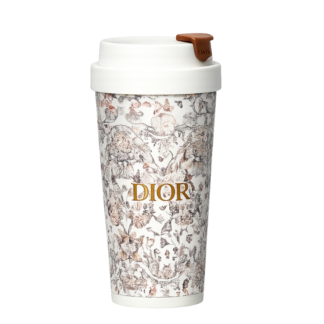 Dior Ceramic Around the World Butterfly Travel Mug