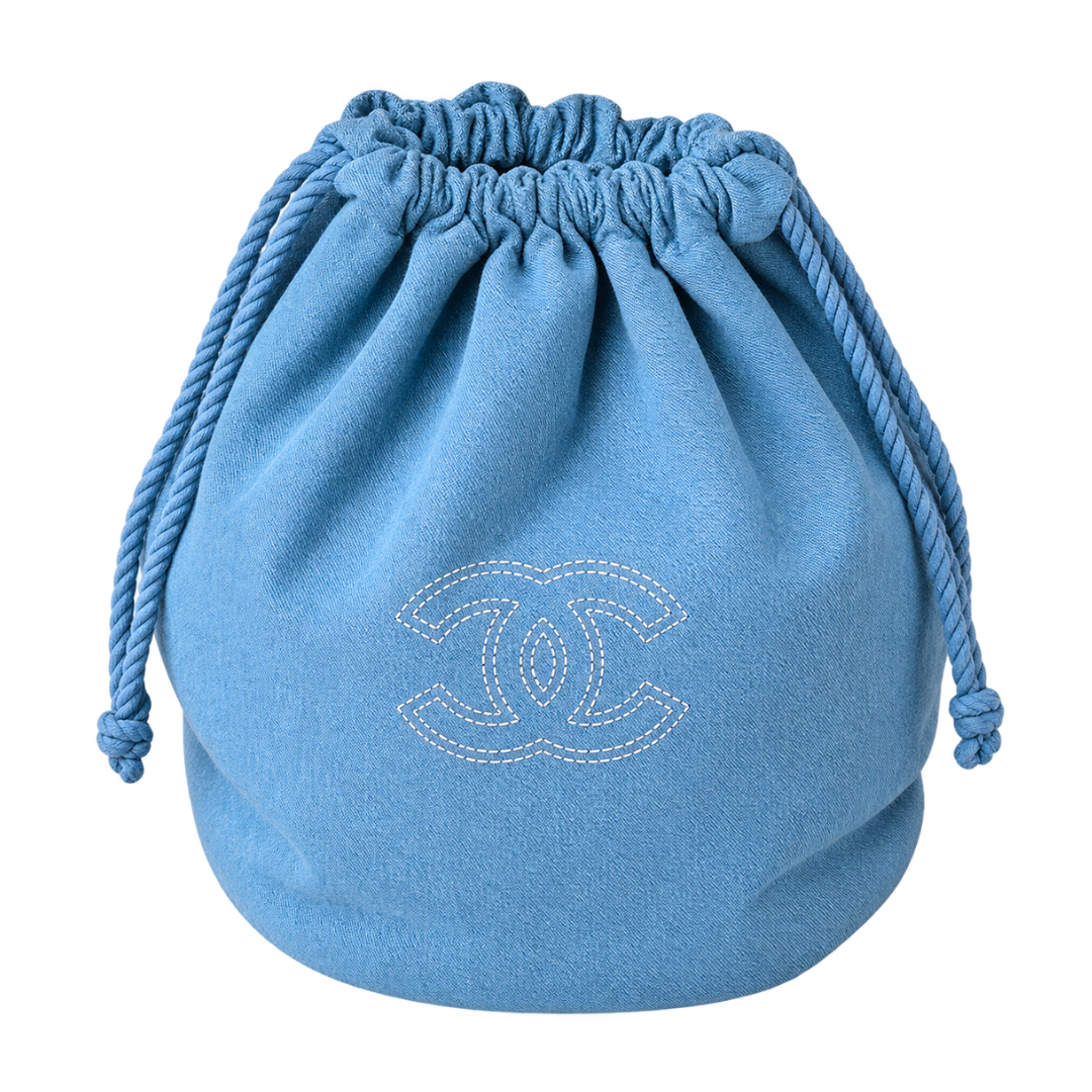 Chanel Beauty 2026 Denim Drawstring Pouch