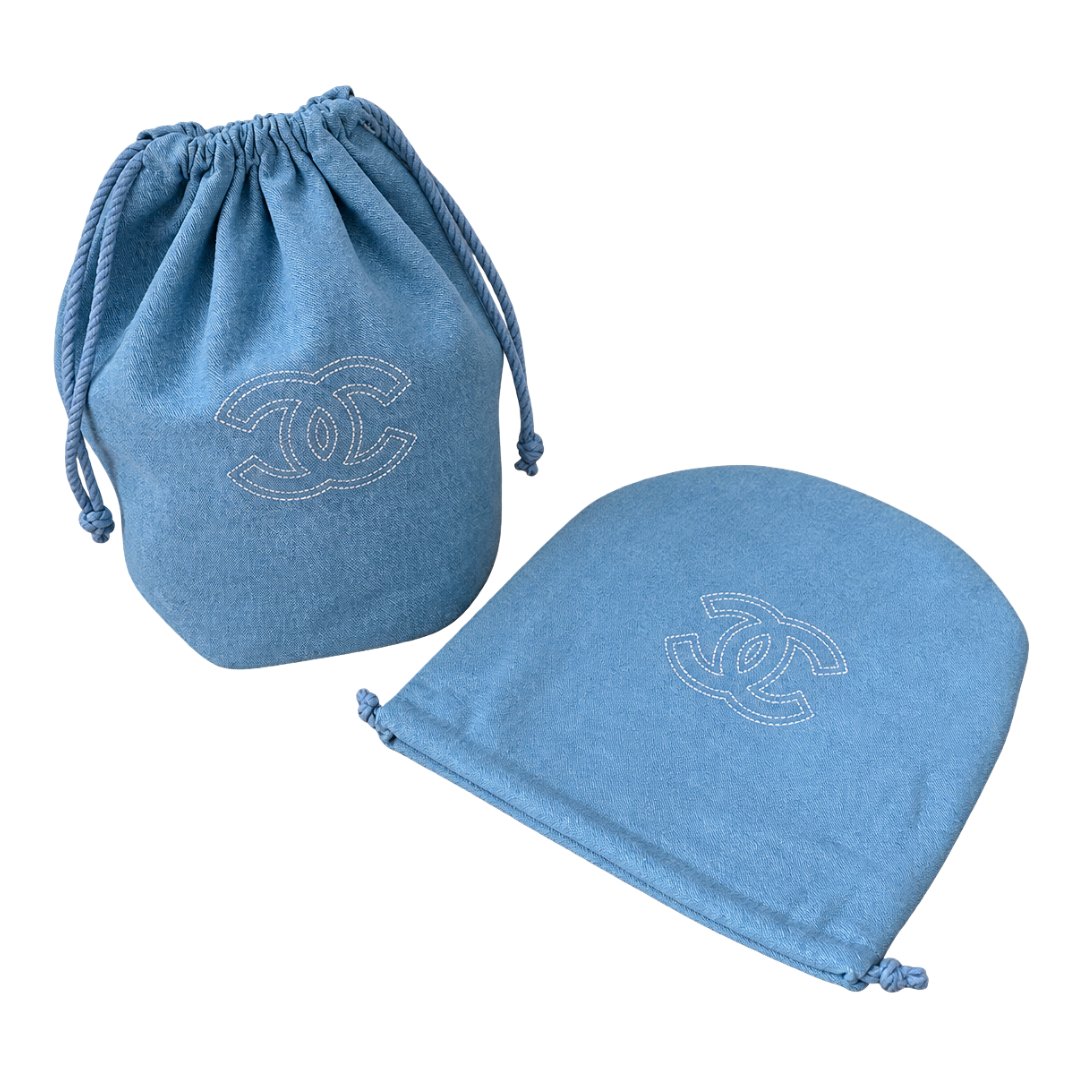 Chanel Beauty 2026 Denim Drawstring Pouch