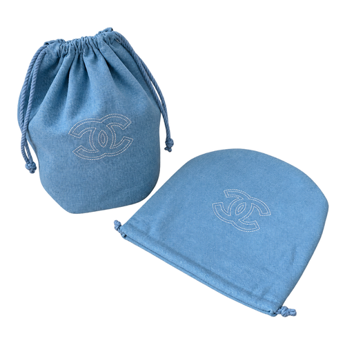 Chanel Beauty 2026 Denim Drawstring Pouch