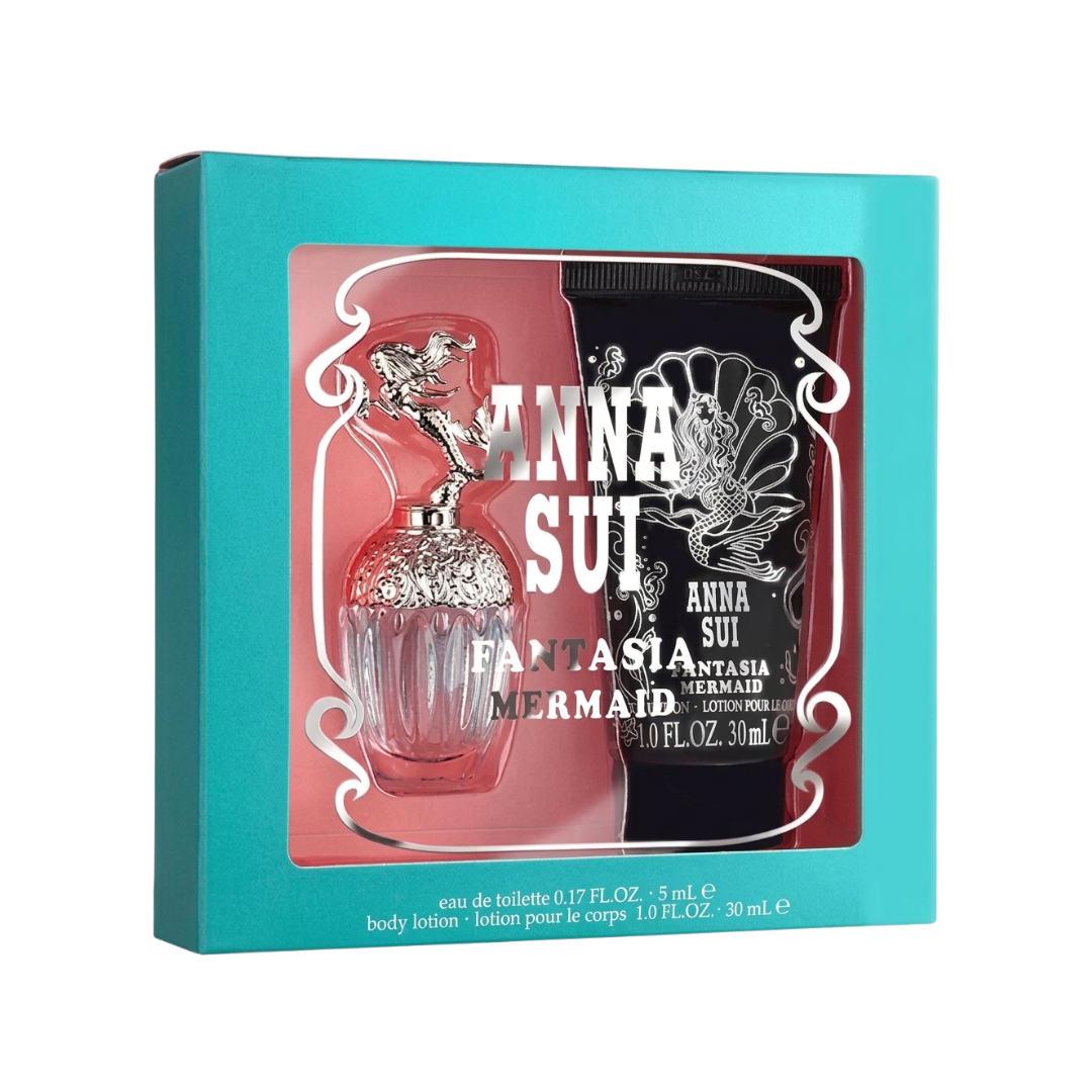 Anna Sui Fantasia Mermaid EDT 5ML Set with Lotion