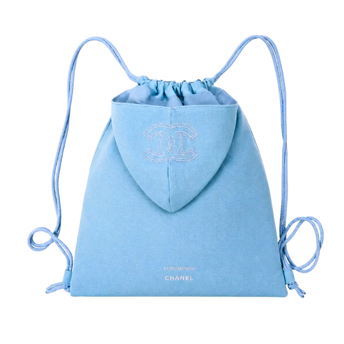 Chanel Beauty 2026 Denim Drawstring Backpack