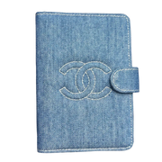 Chanel Denim Passport Holder
