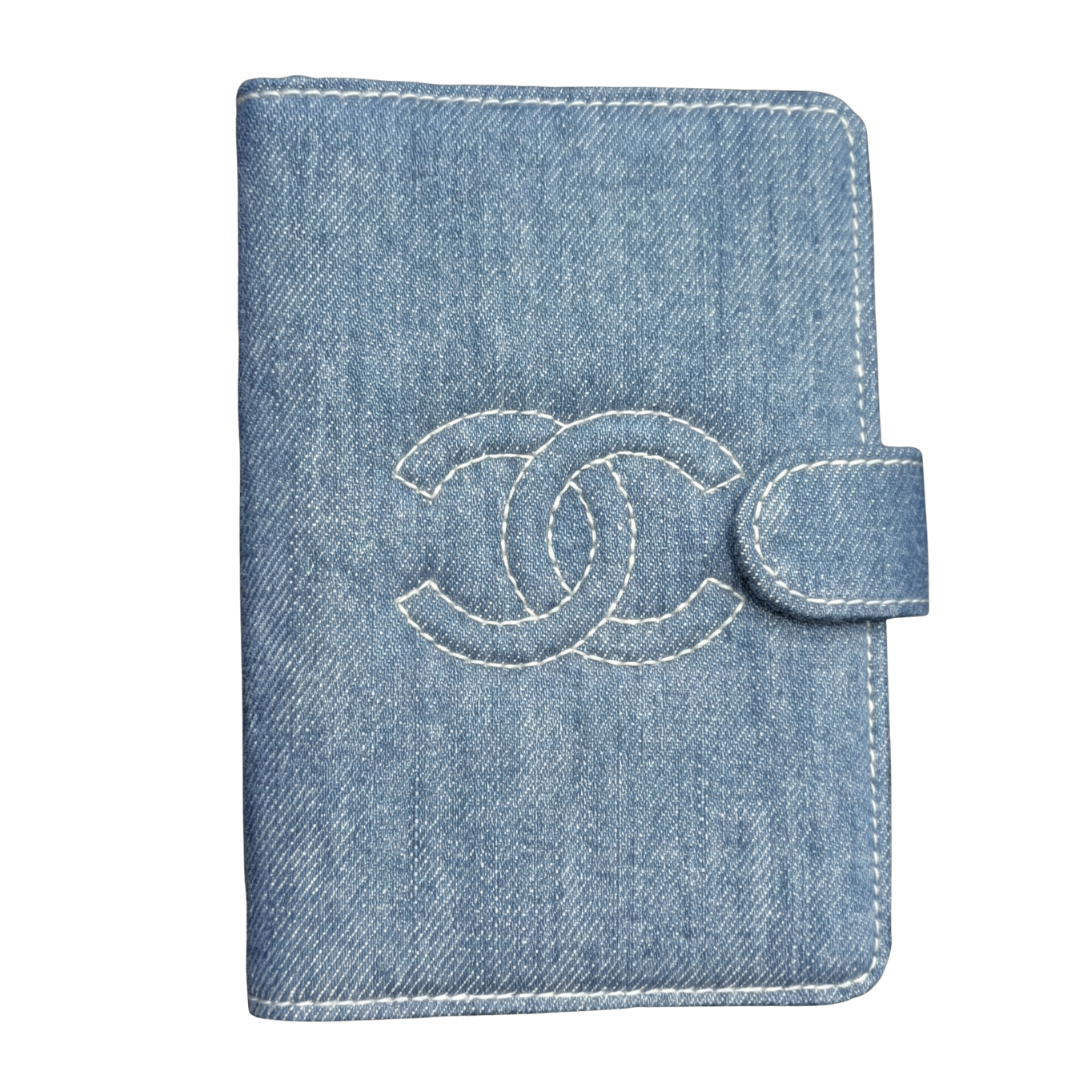 Chanel Denim Passport Holder