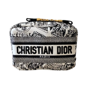 Christian Dior Plan de Paris Embroidered Pouch