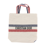 Christian Dior Star Embroidery Tote Bag