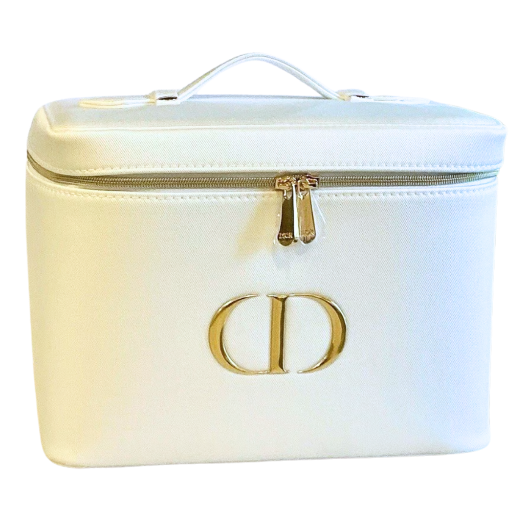 DIOR Beauty Square Vanity Case with Mirror - White