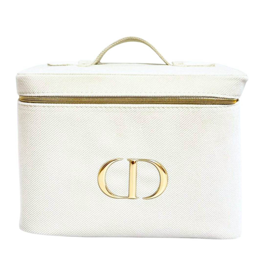 DIOR Beauty Square Vanity Case with Mirror - White