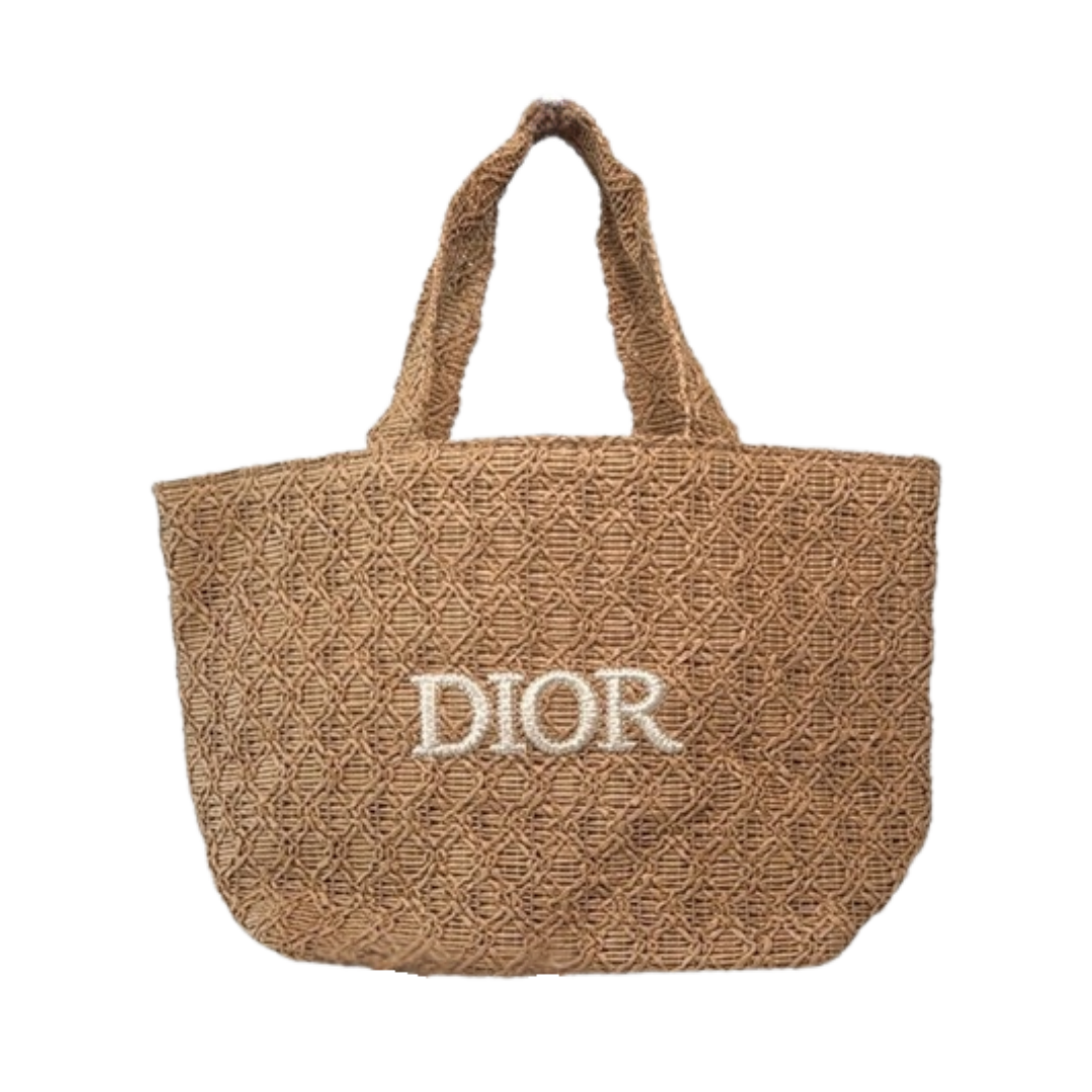 Dior Beauty 2025 Rattan Handbag - Beige