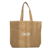 Dior Beauty 2025 Rattan Tote Bag - Beige