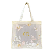Dior Beauty Embroidered Butterflies and Dragonflies Tote Bag