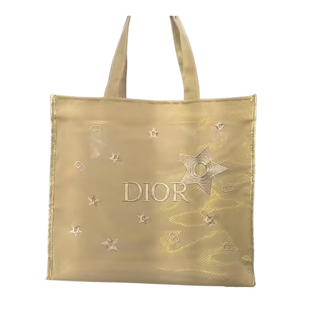 Dior Beauty Embroidered Star Tote Bag