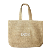 Dior Beauty Raffia Tote Bag - Beige