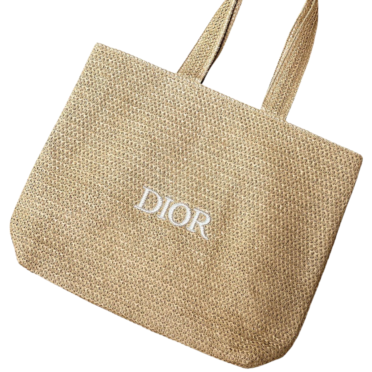 Dior Beauty Raffia Tote Bag - Beige – The Parent Company
