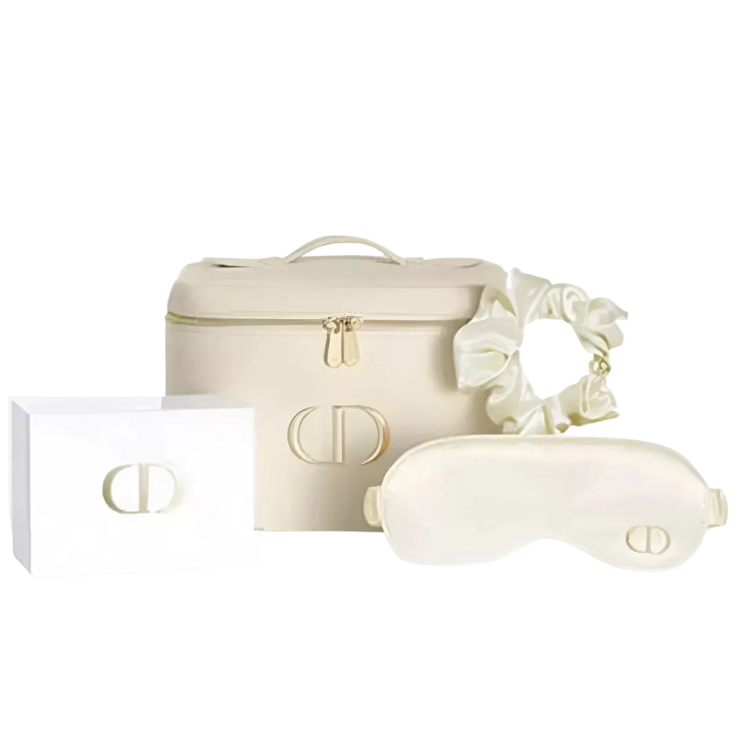 DIOR Beauty Square Vanity Case with Mirror - White