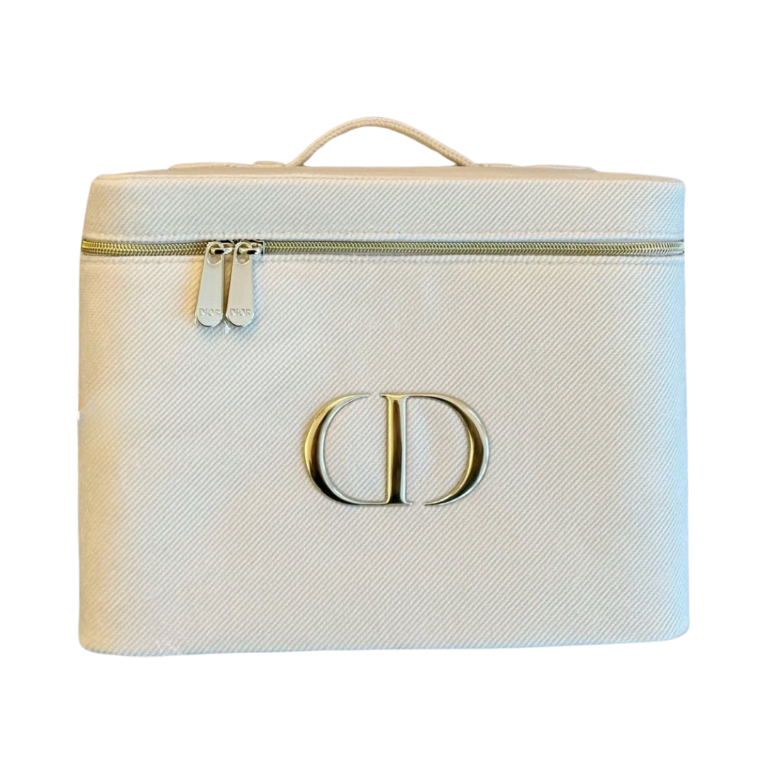 DIOR Beauty Square Vanity Case with Mirror - White