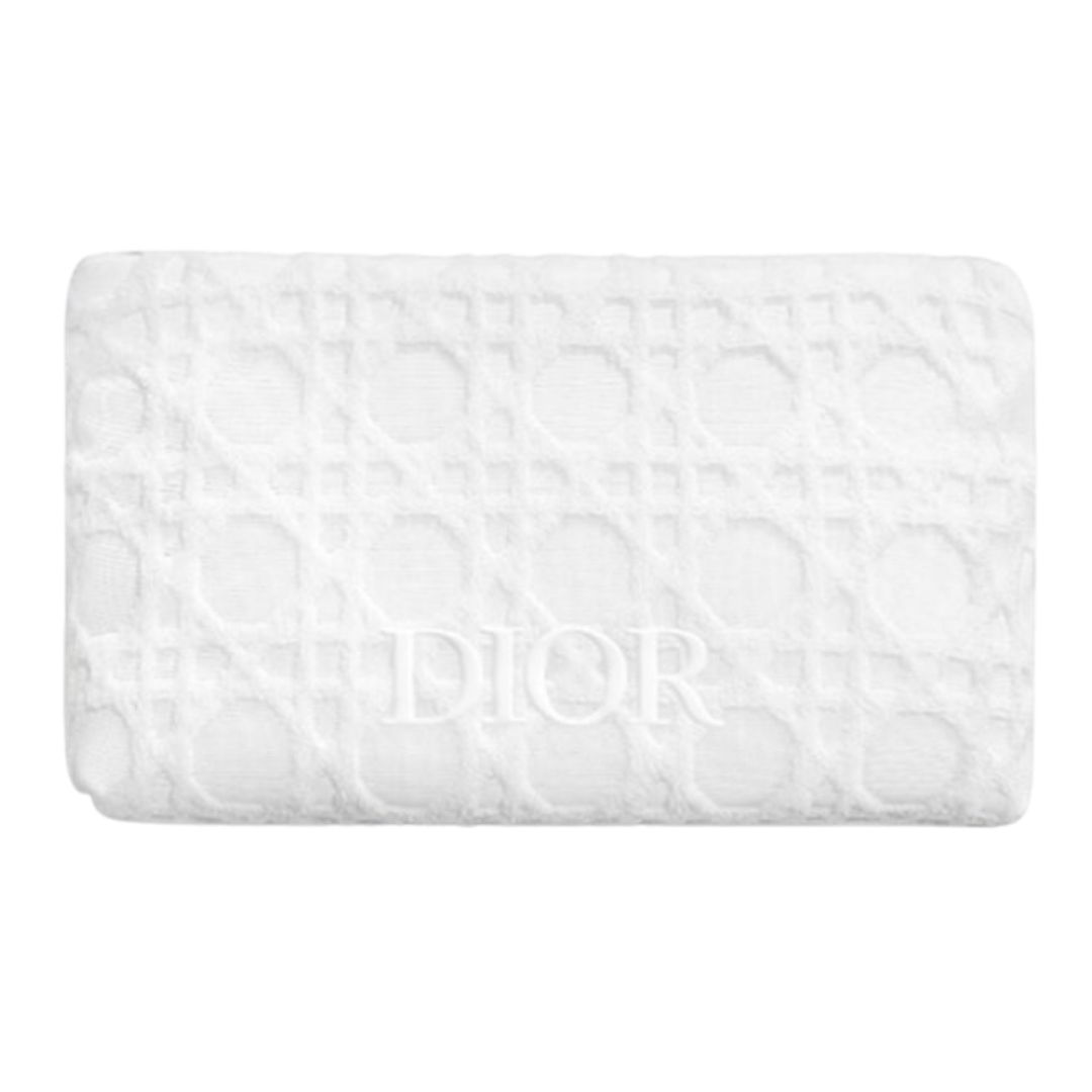 Dior Beauty White Cannage Cosmetic Pouch