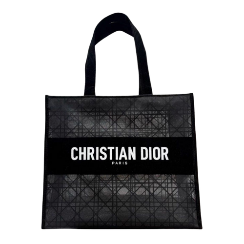 Dior Christian Dior Mesh Tote Bag - Black