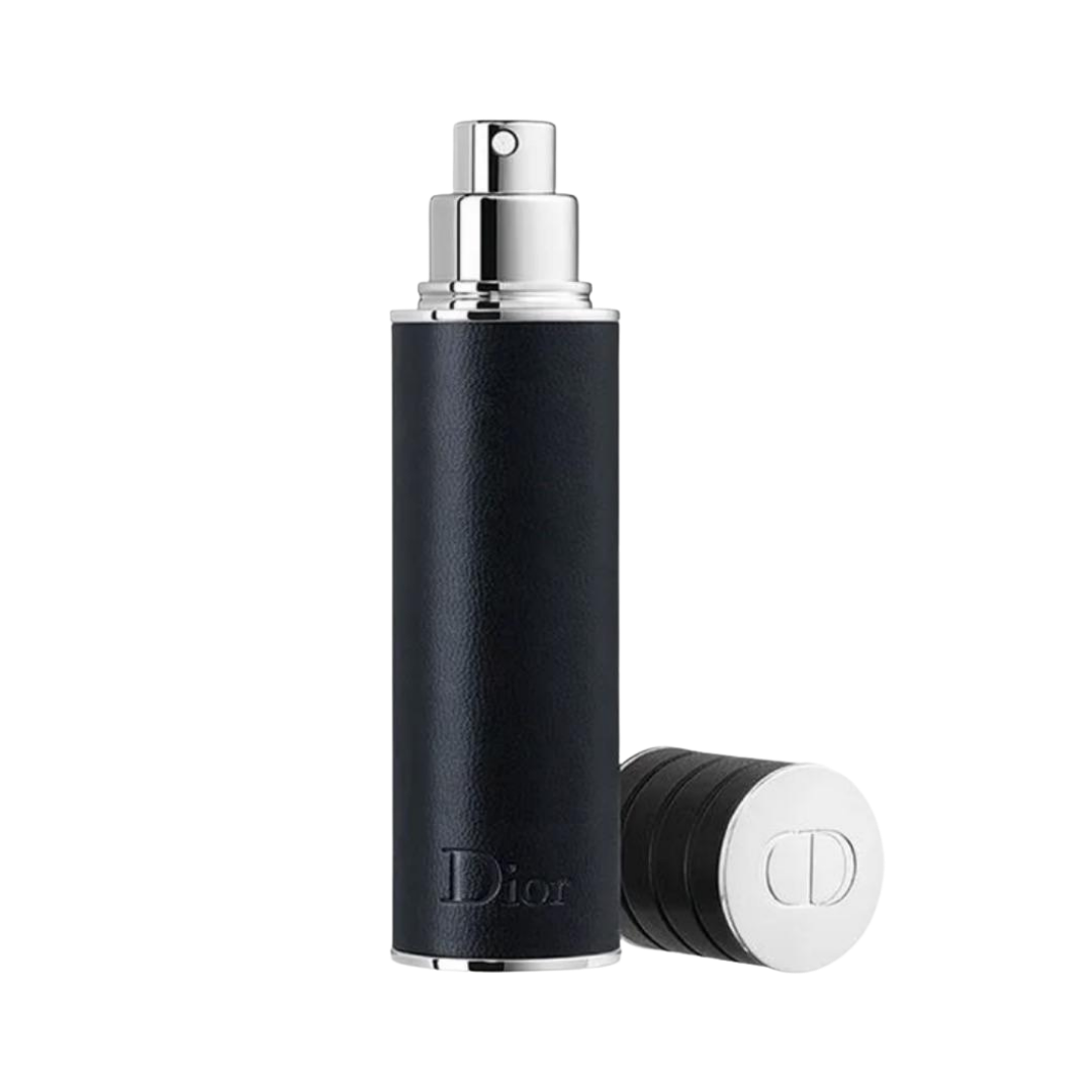 Dior Sauvage EDP 10ML Travel Spray with Refillable Leather Case - Black