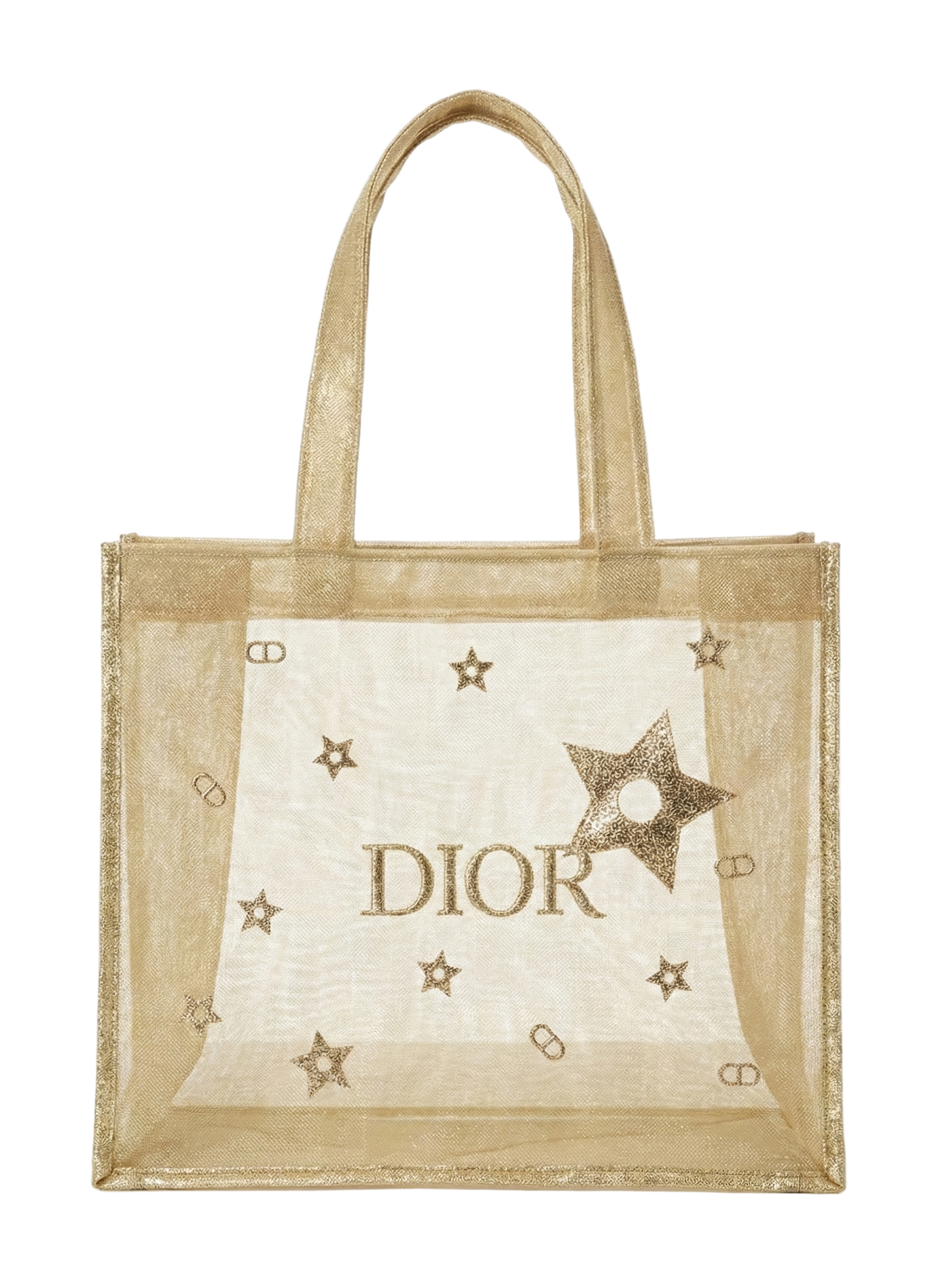 Dior Beauty Embroidered Star Tote Bag