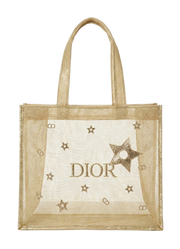 Dior Beauty Embroidered Star Tote Bag