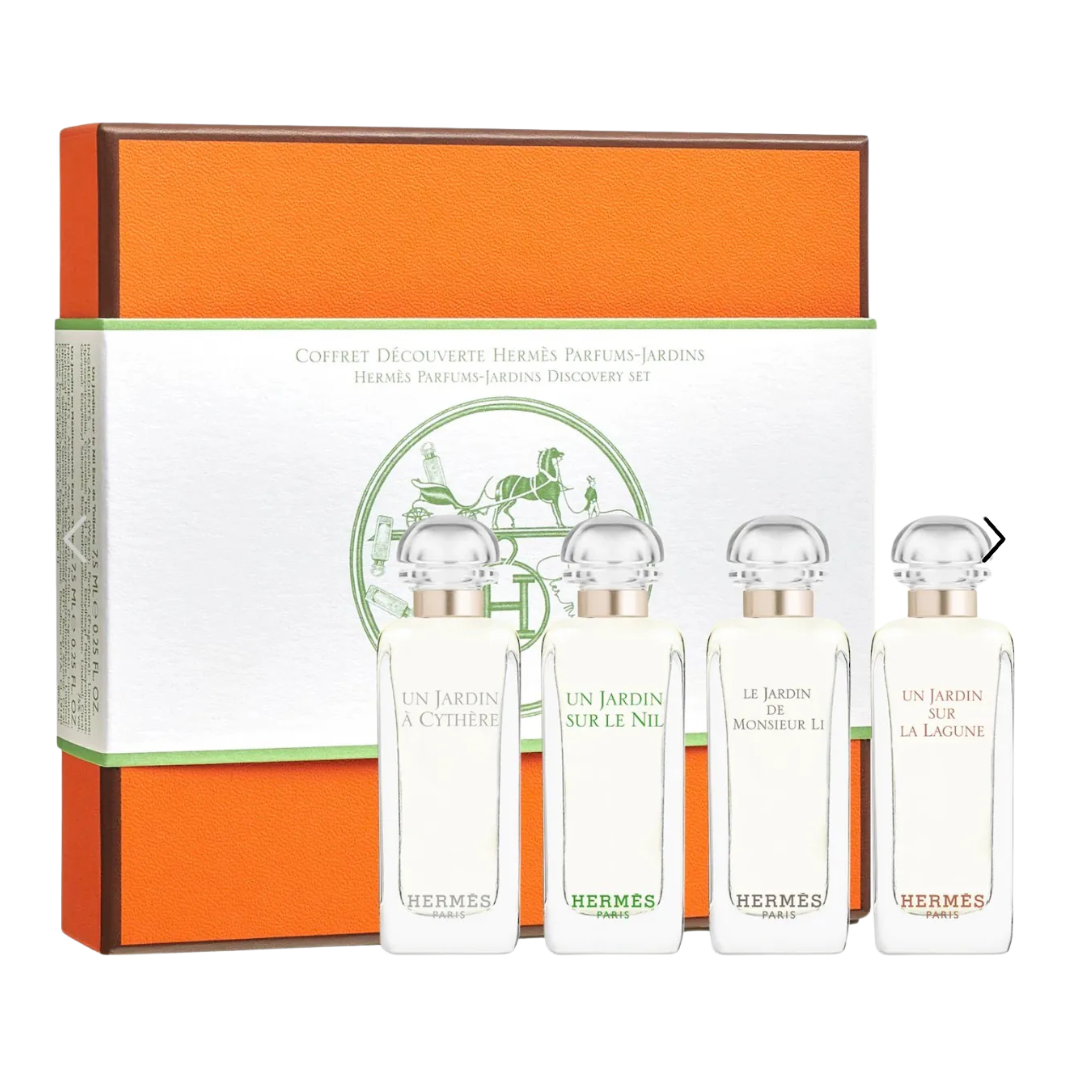 Hermes Coffret Miniatures Collection Parfums-Jardins 4*7.5ML