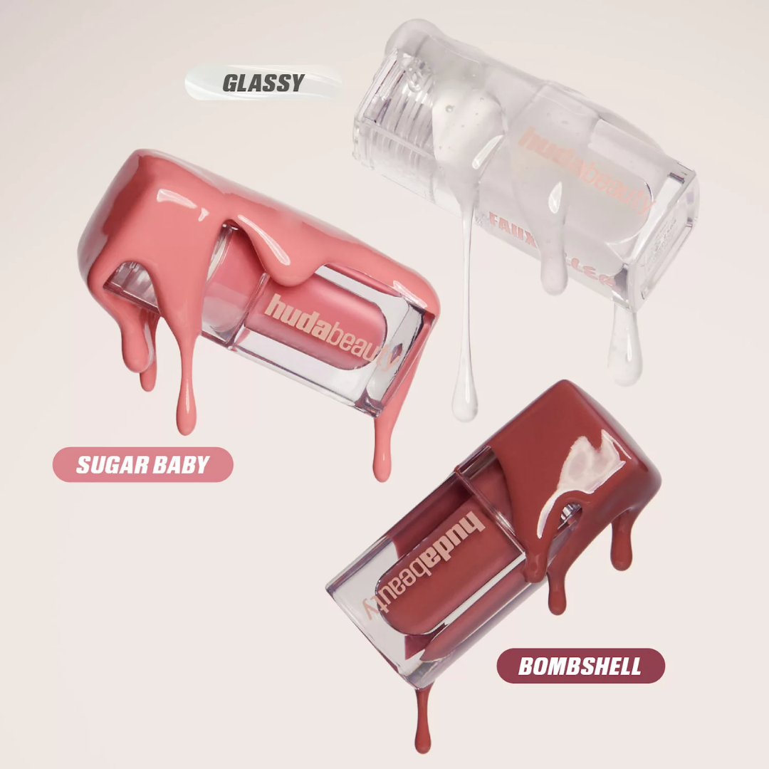 Huda Beauty Glossiest Gloss Mini Kit 3*1.9ML