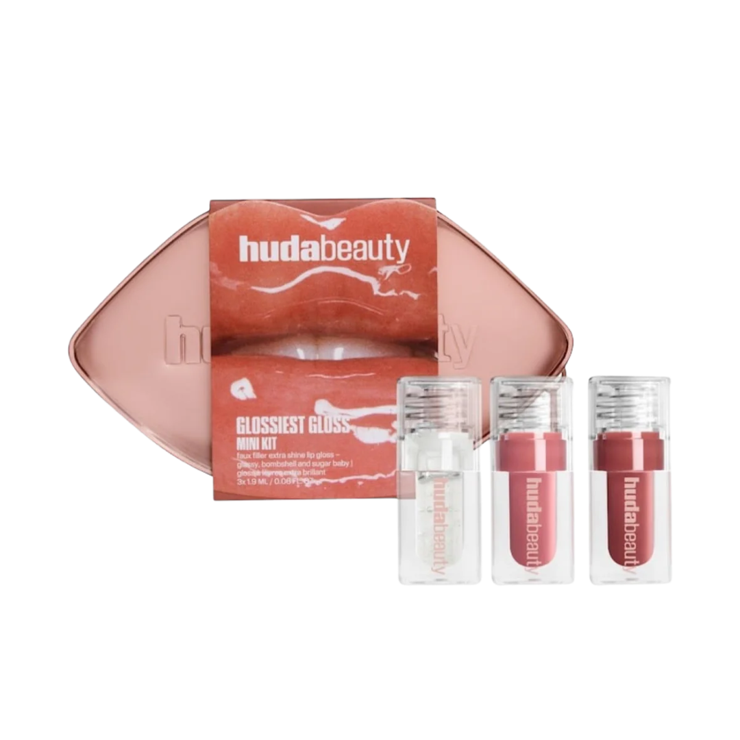 Huda Beauty Glossiest Gloss Mini Kit 3*1.9ML