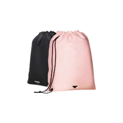 Prada Beauty Black & Pink Reversible Drawstring Backpack Bag