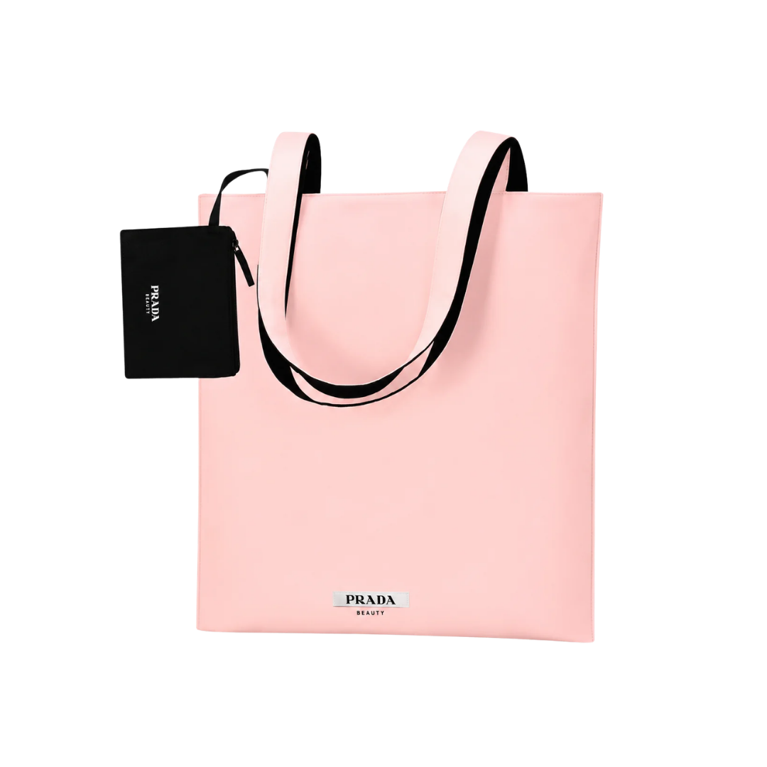 Prada Beauty Reversible Tote Bag - Black & Pink