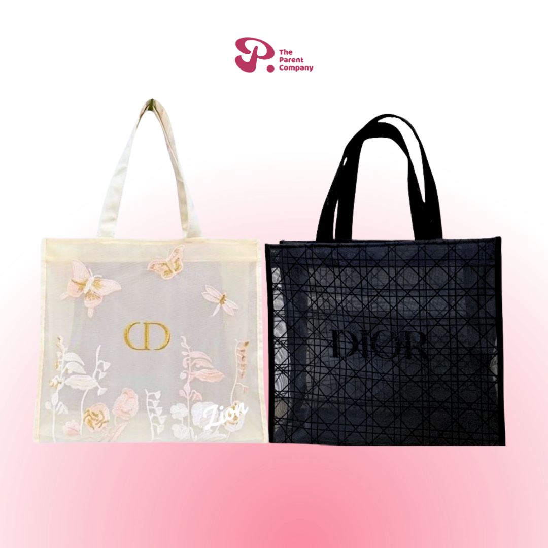 The Dior Luxe Mesh Tote Duo