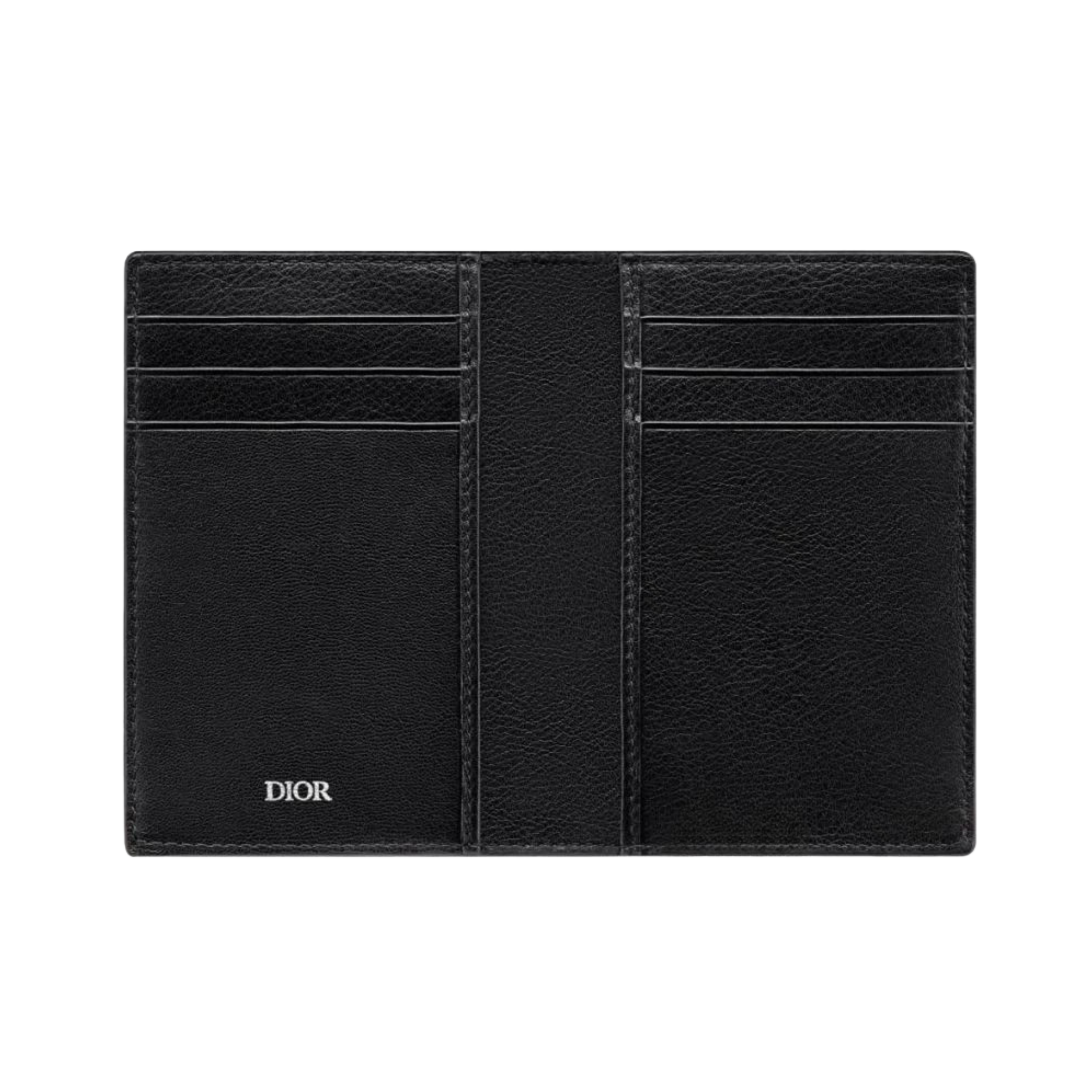 Dior Passport Card Holder with CD Icon - Black