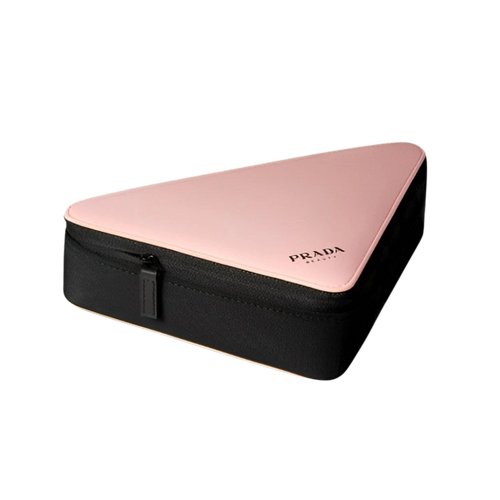 Prada Beauty Triangle Pink Makeup Case