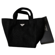 Prada Canvas Handbag - Black