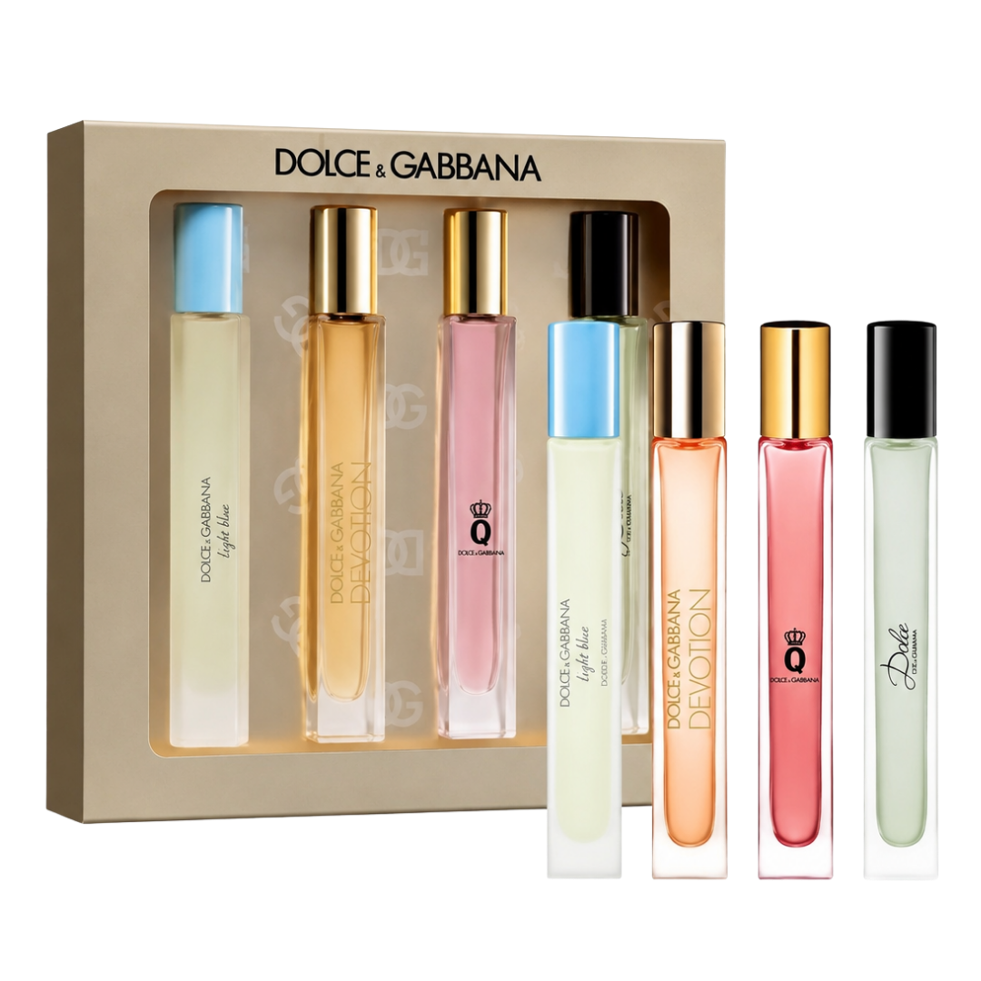 Dolce & Gabbana 4pcs for Her Travel Spray Set 4*10ML
