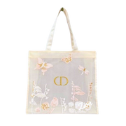 Dior Beauty Embroidered Butterflies and Dragonflies Tote Bag